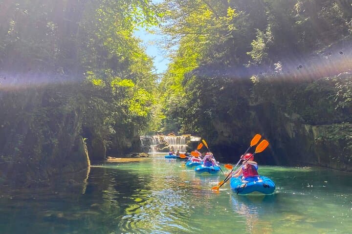 Mrežnica Canyon Kayak Tour — 3-Hour Upper Canyon Waterfalls & Swimming photo 5
