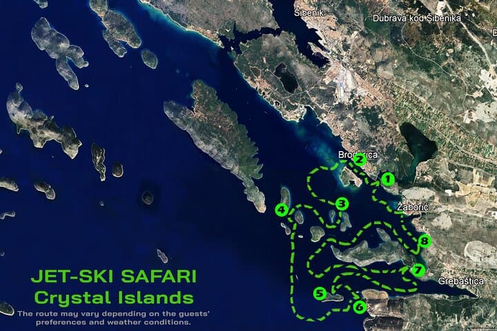 Crystal Islands Jet Ski Safari — Šibenik Adriatic Jet-Ski Tour with Swim Stops photo 2