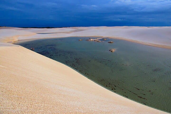 Sunset at Lagoa Bonita: Lençóis Maranhenses Dune & Lagoon Tour photo 5