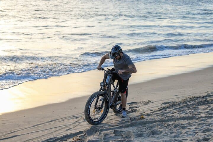 Baja Desert-to-Beach Electric Bike Adventure with Oceanfront Buffet