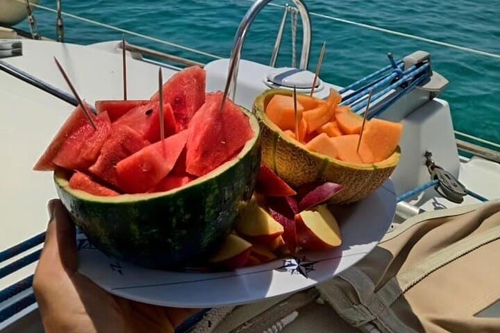 Sunset Sail on the Ionian: Aperitif and Swimming at Leuca Coves photo 6
