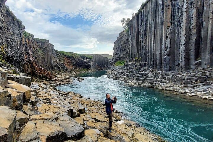 Studlagil Canyon Private Tour: Explore Iceland’s Basalt Gorge and Turquoise River photo 6