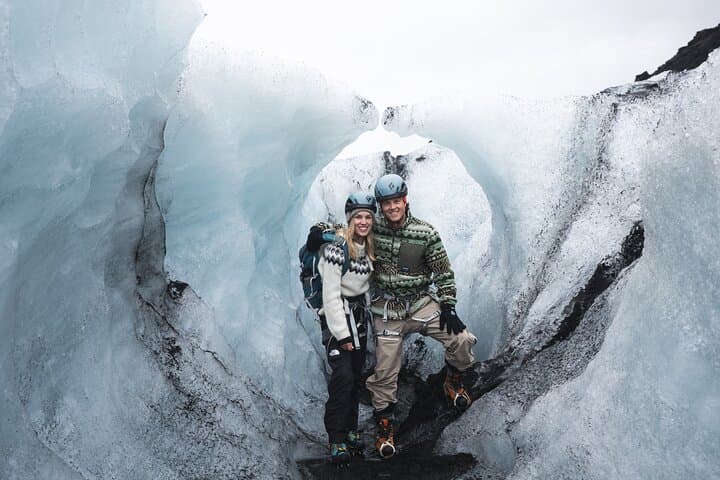 South Coast Adventure: Solheimajokull Glacier Hike, Waterfalls & Black‑Sand Beaches photo 2