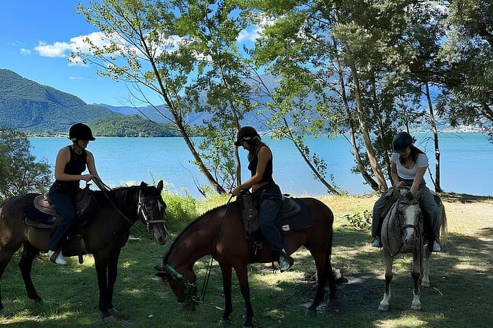 Horseback Riding on Lake Como — Colico Beach & Valtellina Woodland Trails photo 2
