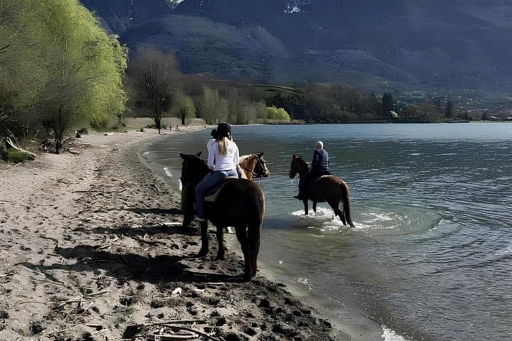 Horseback Riding on Lake Como — Colico Beach & Valtellina Woodland Trails photo 3