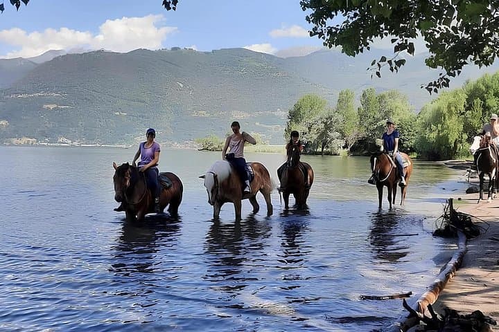 Horseback Riding on Lake Como — Colico Beach & Valtellina Woodland Trails
