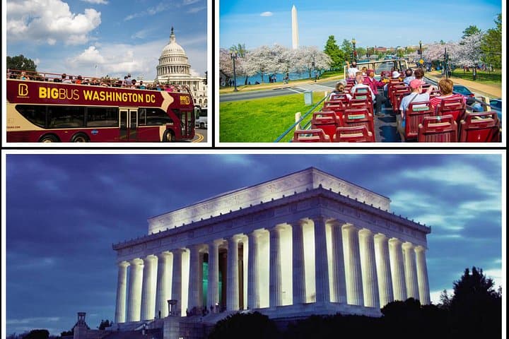 Best of DC: Big Bus Hop-on Hop-off + Monuments Night Tour photo 1