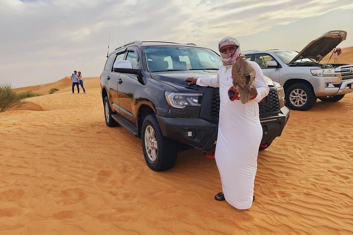 Morning Desert Safari Dubai: Dune Bashing, Sandboarding & Camel Rides