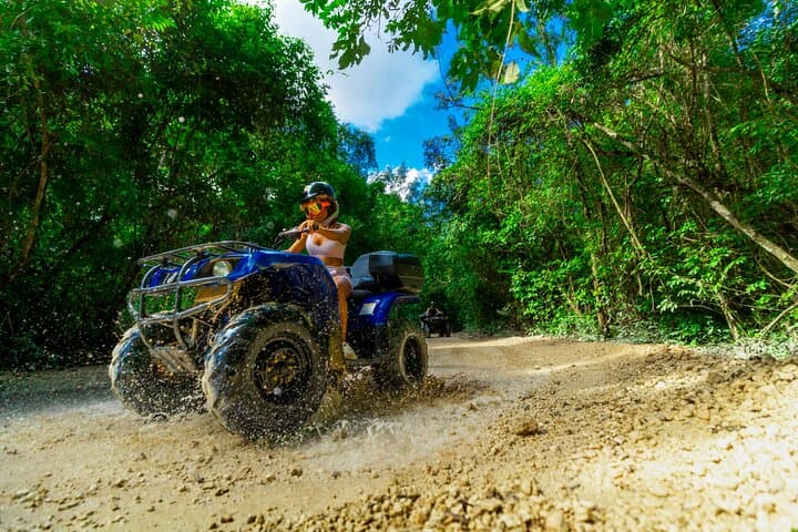 Ultimate Adventure Combo: ATV, Ziplines & Cenote Near Cancun