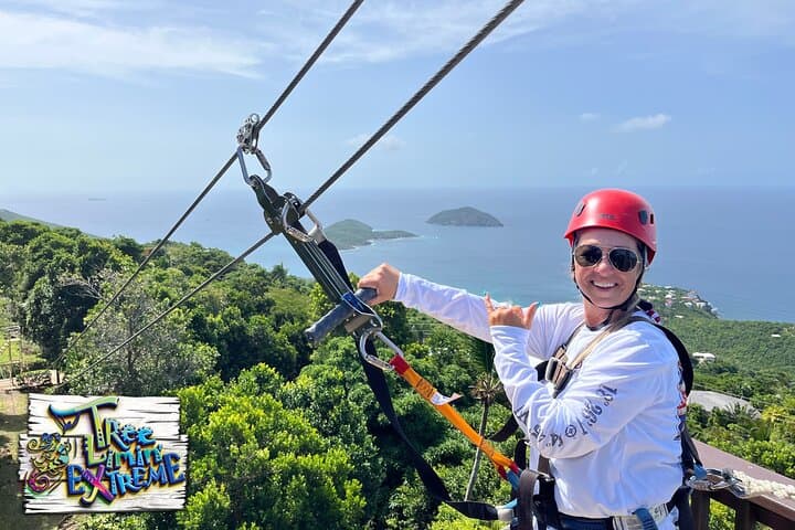 Tree Limin' Extreme Zipline: Zip Over St. Thomas with Views of Magens Bay and the BVI photo 2
