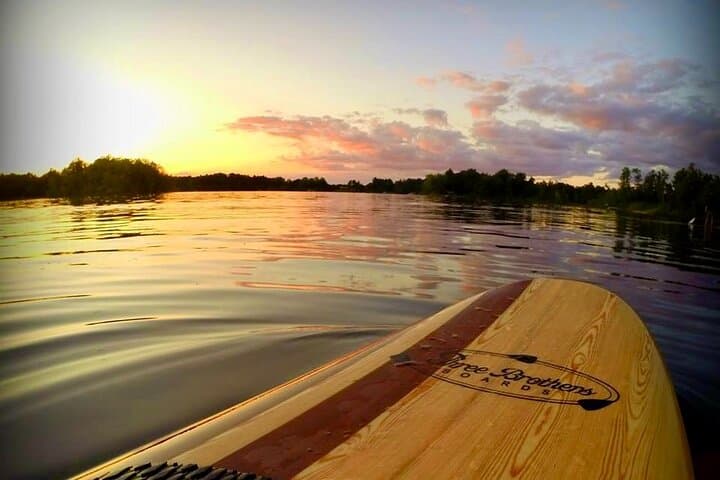 Halifax River Sunset & Fireworks Paddle: Kayak and SUP Evening Cruise in Daytona Beach