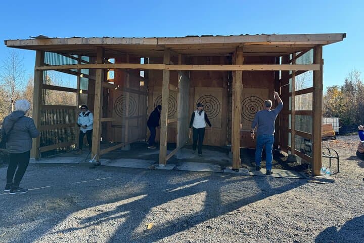 Axe Throwing Near Yellowknife: Hourly Lanes with Coach Pickup photo 3