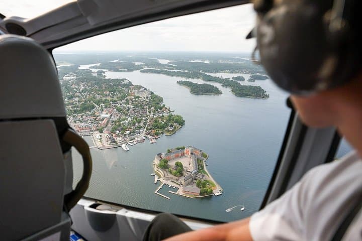 Stockholm Helicopter Tour: 30-Minute Private Flight to Vaxholm Castle photo 1