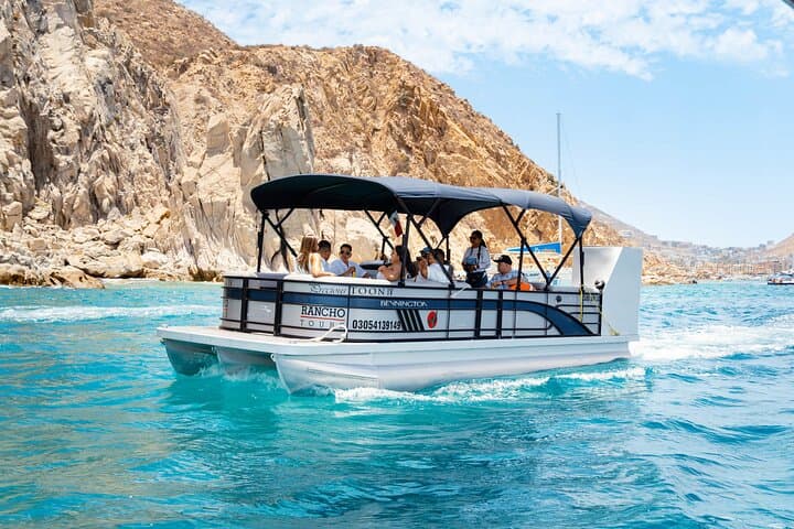 Private Tritoon Rental in Cabo San Lucas Bay: Custom Snorkel & Sunset Cruises photo 4
