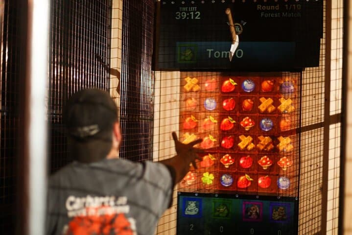 High-Tech Axe Throwing in Birmingham: 18 Interactive Games at The Axe Factor