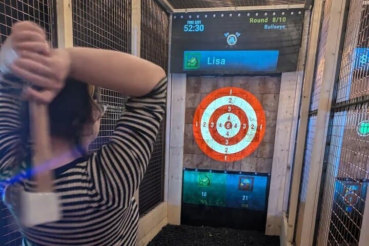 High-Tech Axe Throwing in Birmingham: 18 Interactive Games at The Axe Factor photo 4