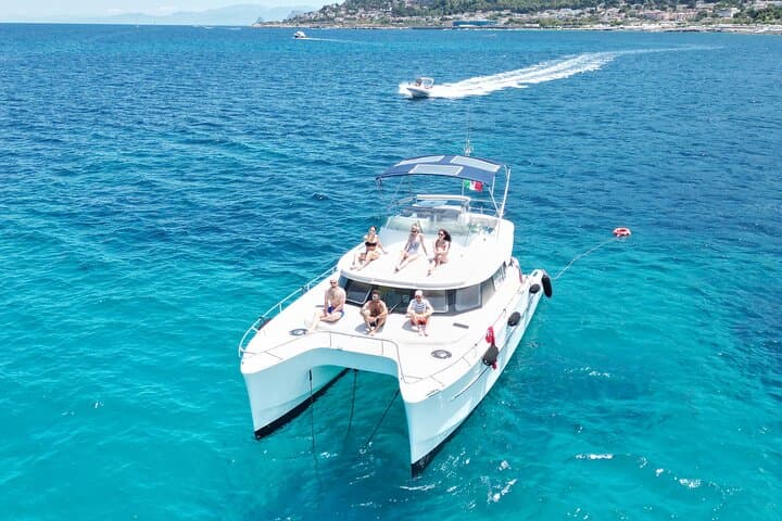 Private Catamaran Tour Palermo: Snorkel, Lunch & Coastal Caves