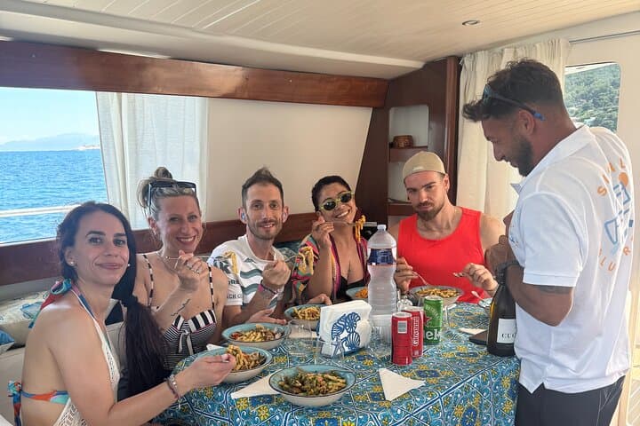 Private Catamaran Tour Palermo: Snorkel, Lunch & Coastal Caves photo 5