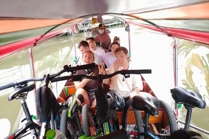 Half-Day Bangkok Cycling and Canal-Boat Tour with Authentic Thai Lunch photo 2