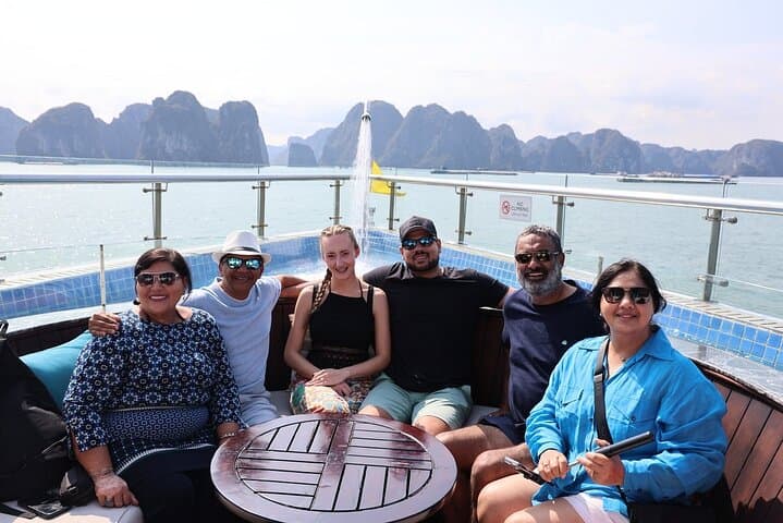 Luxury Day Cruise to Halong & Lan Ha Bay: Jade Sails Full-Day from Hanoi photo 2