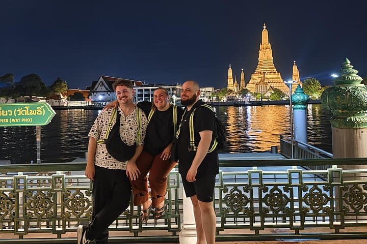 Bangkok Night E-Scooter Tour: Temples, River Rides & 24-Hour Flower Market photo 2