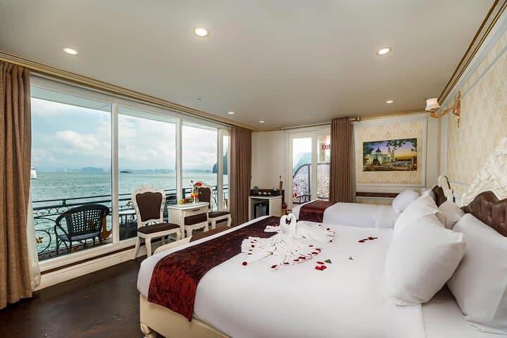 Overnight Luxury in Halong Bay: 2-Day 5-Star Cruise with Kayaking & Cave Visits photo 1