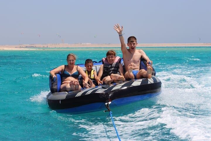 Red Sea Rush: Banana & Quadra Boat Combo with Hotel Transfer in Sharm El Sheikh photo 3