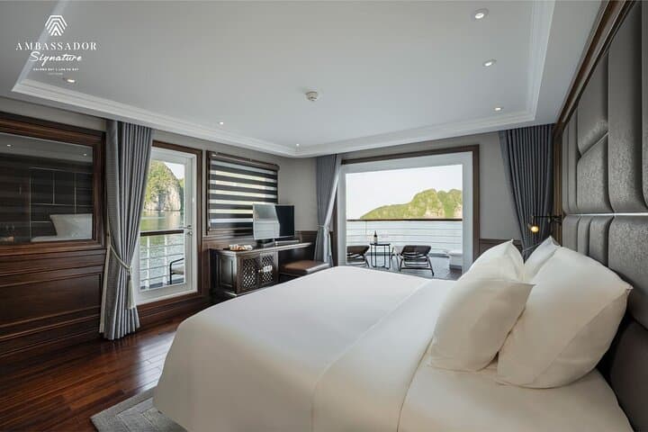 Ambassador Cruise Halong Bay 2D1N: Luxury Balcony Cruise with Kayaking & Luon Cave photo 6