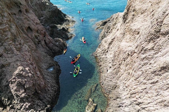 Cabo de Gata Kayak and Full-Face Snorkel Tour with Photos Included photo 2