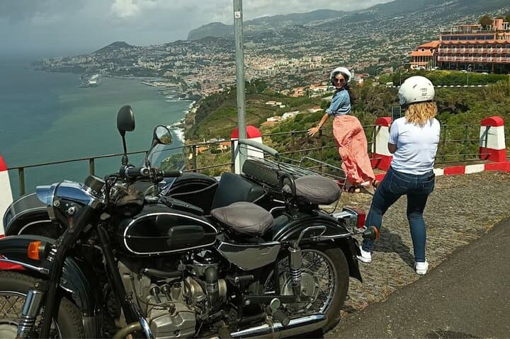Funchal by Night: Sunset Sidecar Ride Through Downtown