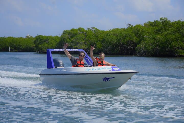 Self-Drive Jungle Speedboat & Mayan Snorkel Experience in Cancún photo 3