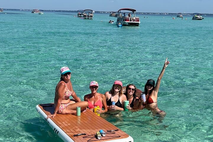 Private Crab Island Cruise: 4-Hour Destin Boat Charter with Dog-Friendly Options photo 1
