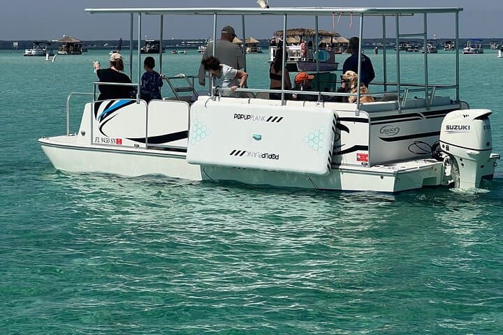 Private Crab Island Cruise: 4-Hour Destin Boat Charter with Dog-Friendly Options photo 4
