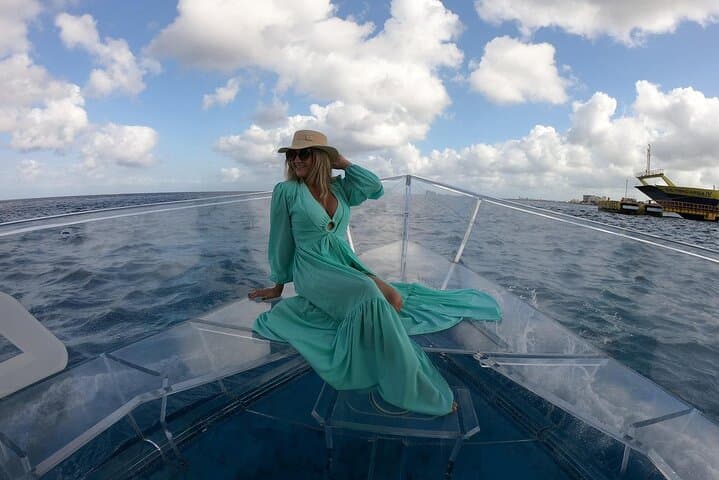 Clear-Boat Snorkel & Beach Day at Playa Uvas — Cozumel’s Underwater Window photo 3