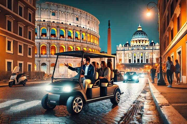 Night Electric Golf Cart Tour of Rome's Highlights photo 6