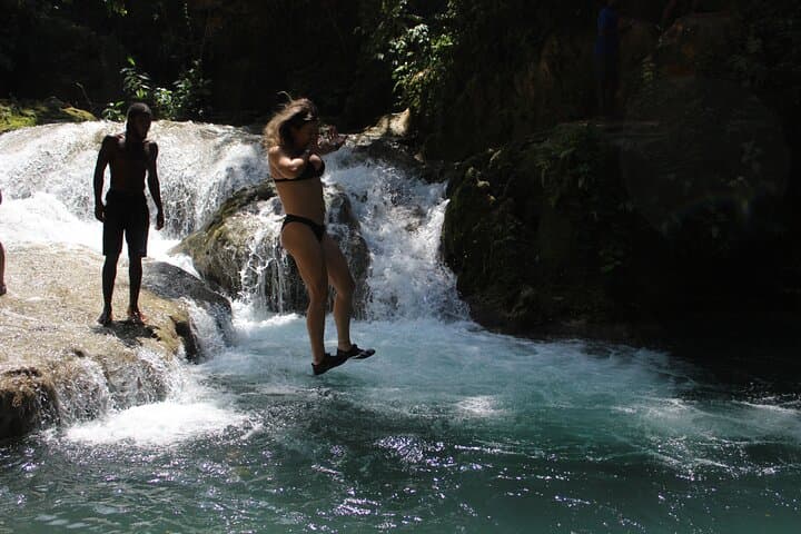 Blue Hole Waterfall Adventure — Swim, Rope Swing & Cliff Jumps near Ocho Rios photo 5