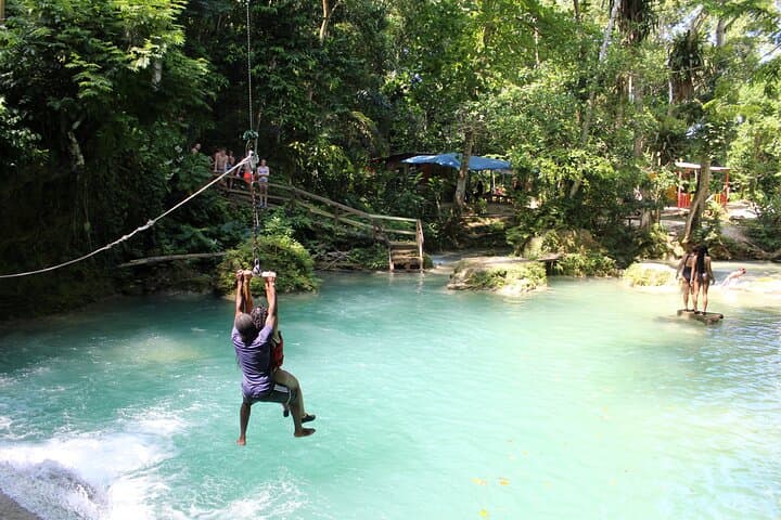 Blue Hole Waterfall Adventure — Swim, Rope Swing & Cliff Jumps near Ocho Rios photo 3