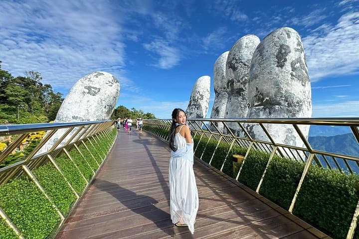 Golden Bridge at Dawn: Early Sunrise Ba Na Hills Tour from Da Nang photo 1