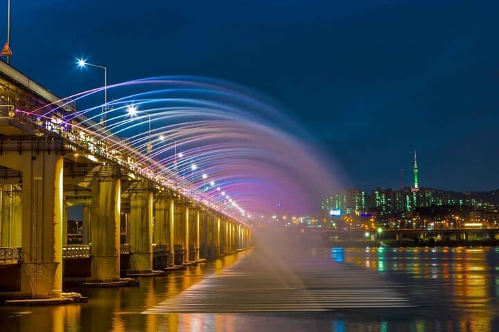 Seoul Night Tour: Banpo Bridge, Sebitseom & Bukak Skyway Evening Experience photo 5