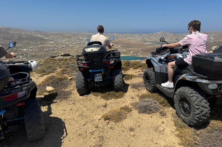 Mykonos Quad Safari: Guided ATV Route to Armenistis Lighthouse & Hidden Beaches photo 6