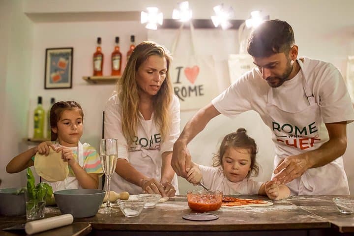 Rome Pizza and Tiramisu Cooking Class Near the Colosseum — Family-Friendly Hands-On Experience