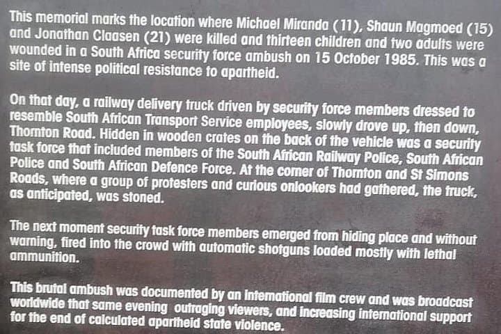Half-Day Cape Town Anti-Apartheid Struggle Tour | Langa, Athlone & Sea Point photo 4
