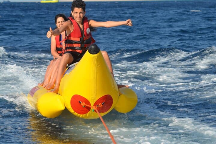 Red Sea Rush: Banana & Quadra Boat Combo with Hotel Transfer in Sharm El Sheikh photo 4