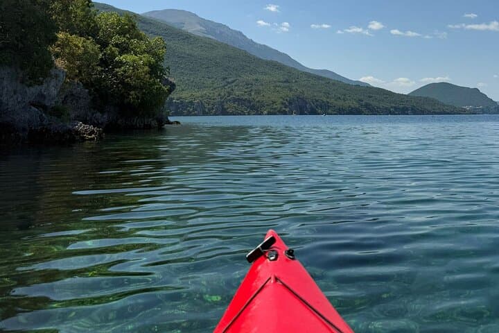 Kayak Lake Ohrid: Beach BBQ, Bay of Bones & Trpejca Village Day Tour photo 3