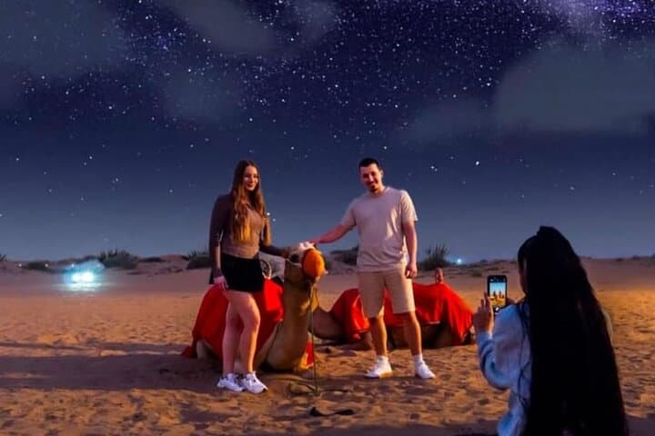 Doha Stargazing Desert Safari: Dune Bashing, Camel Ride & Night Sky Tour photo 2