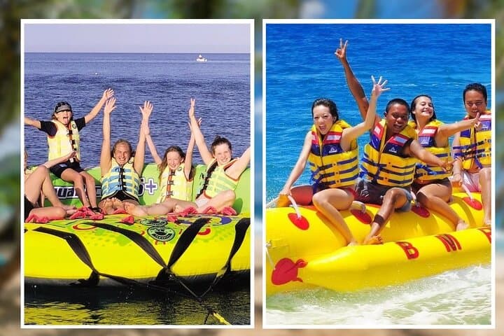Red Sea Rush: Banana & Quadra Boat Combo with Hotel Transfer in Sharm El Sheikh