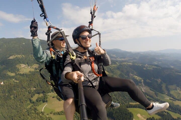 Tandem Paragliding Over Golte & Logarska Valley — Mozirje Private Flight photo 4