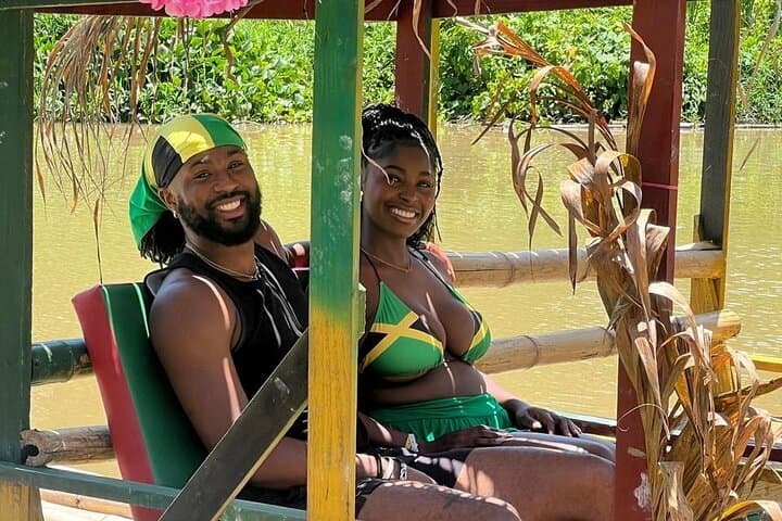 Great River Bamboo Rafting in Lethe with Limestone Massage — Montego Bay Wellness Raft