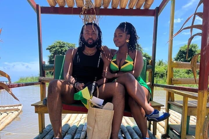 Great River Bamboo Rafting in Lethe with Limestone Massage — Montego Bay Wellness Raft photo 3
