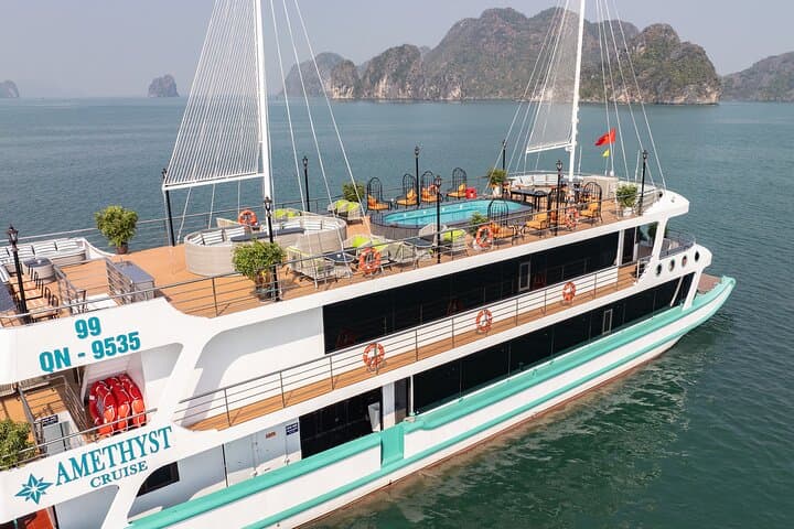 Amethyst Luxury Day Cruise: Hanoi to Ha Long Bay